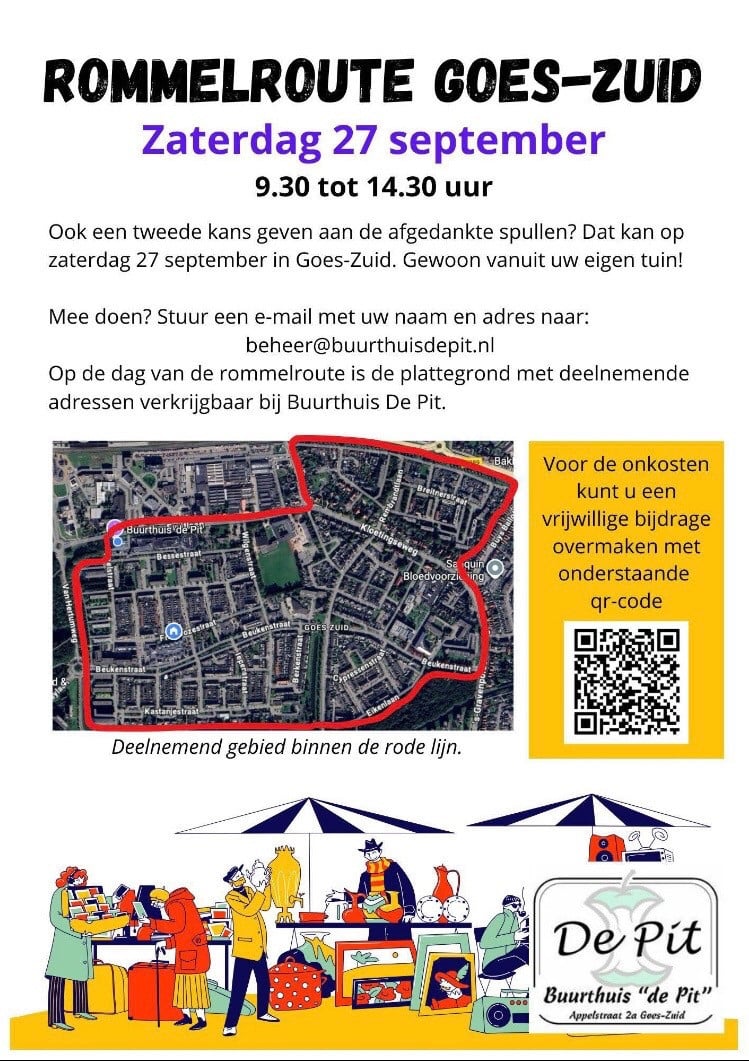 Rommelroute Goes Zuid met rijdende ijskar