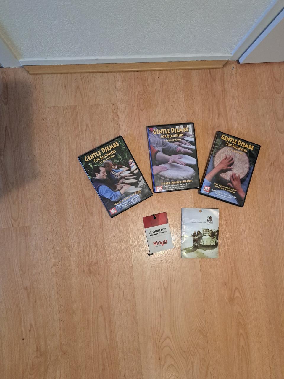 Djembe van Toca, met tas prima om lekker mee te leren drummen