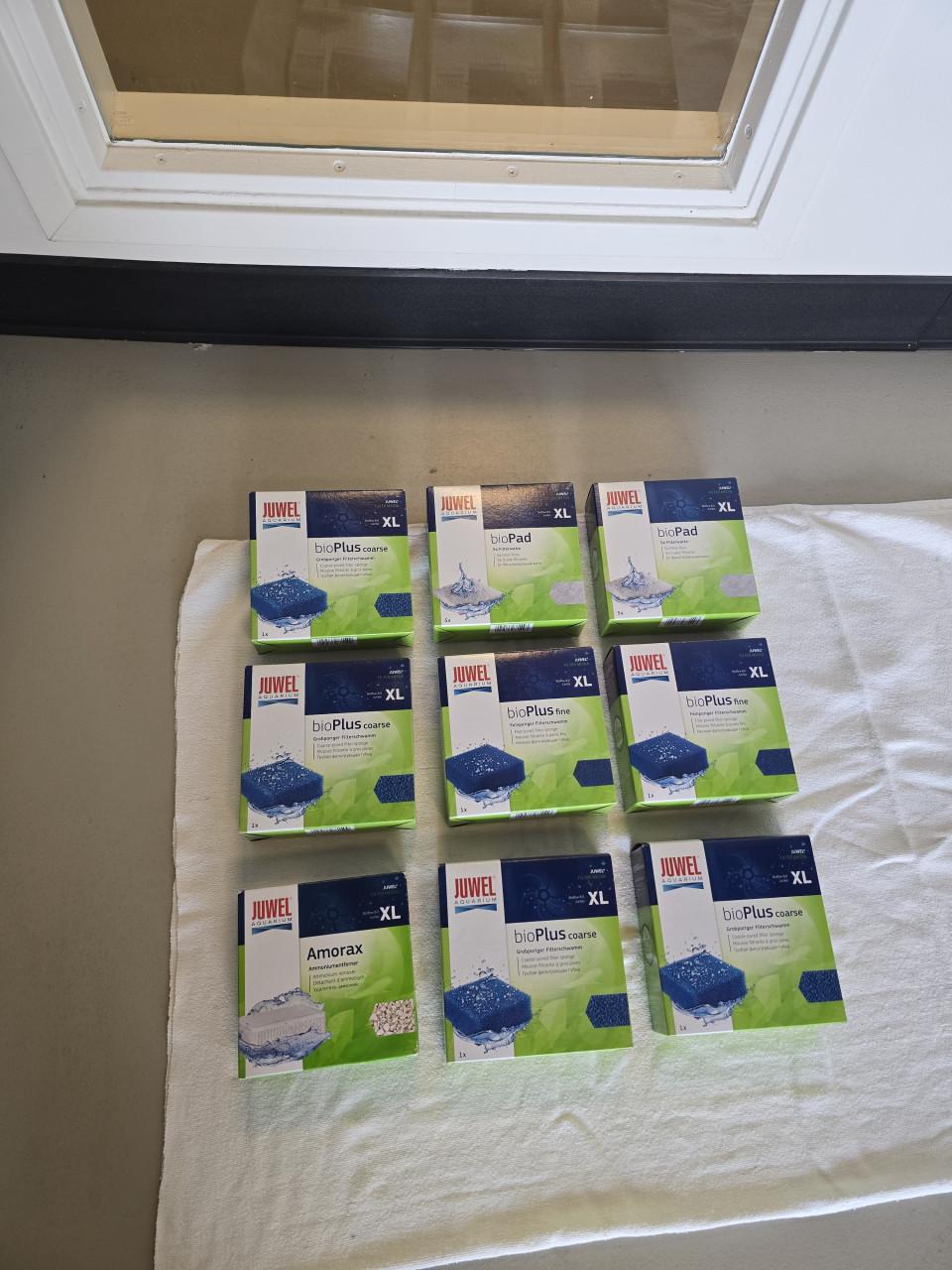 Te koop filters Juwel (XL) 9 stuks