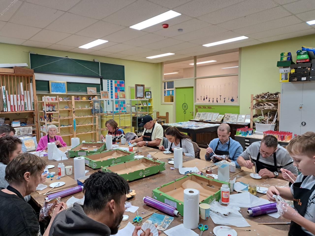 Workshop Decoupage op Sint-Jacobsschelpen