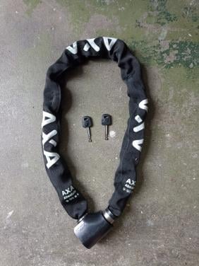 AXA kettingslot absolute 9 - 90 cm - ART2 – zwart