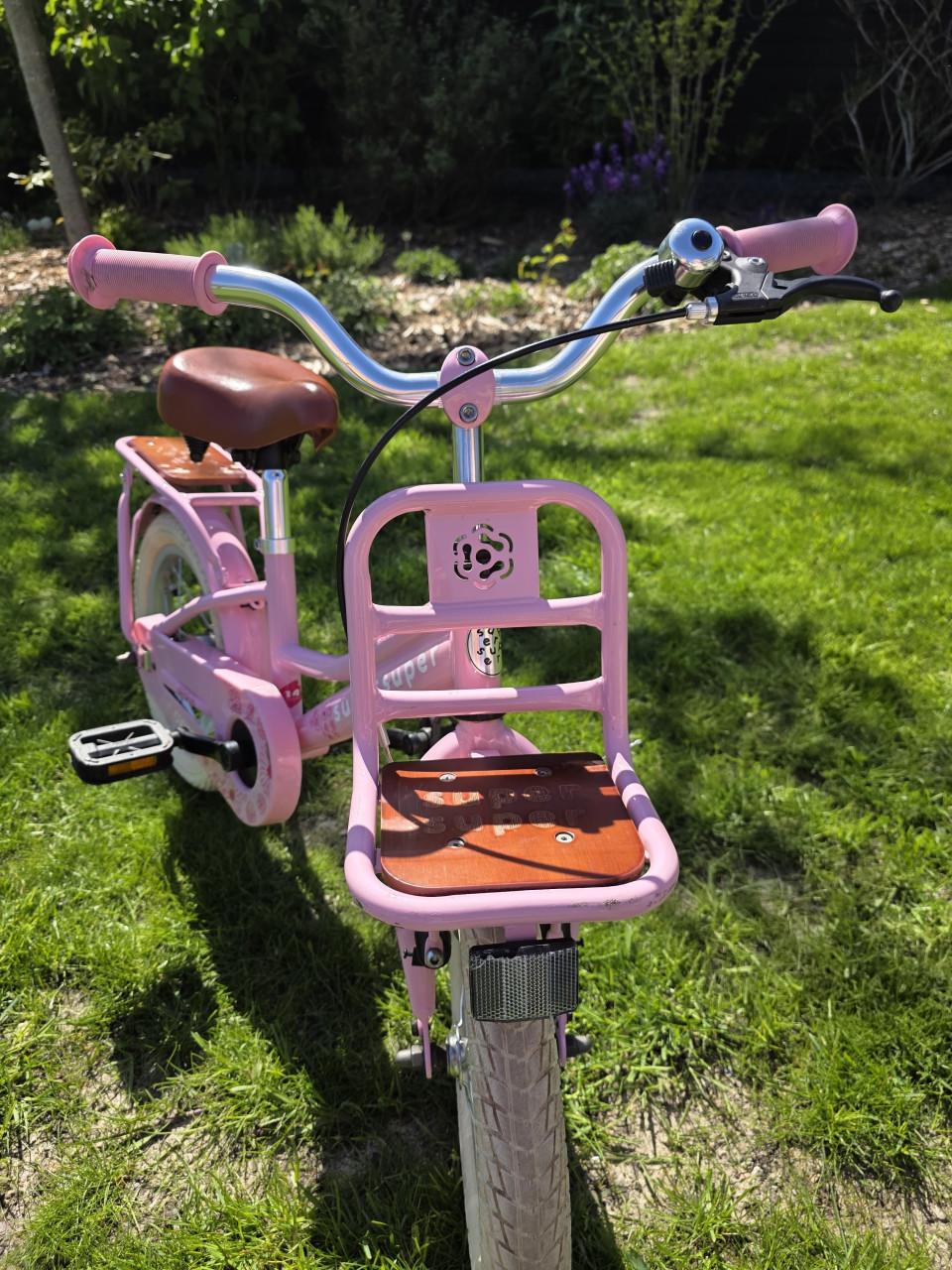 Roze kinderfiets 14 inch