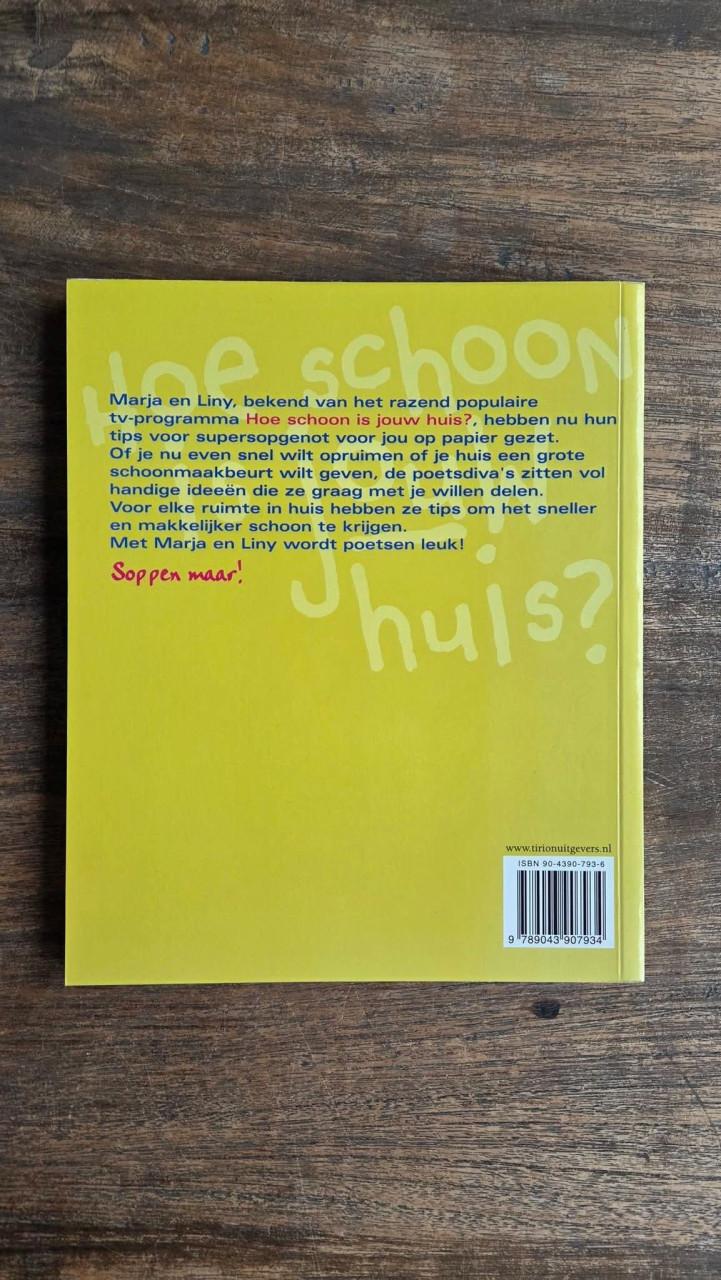 2 boeken Marja en Liny. Hoe schoon is jouw huis?