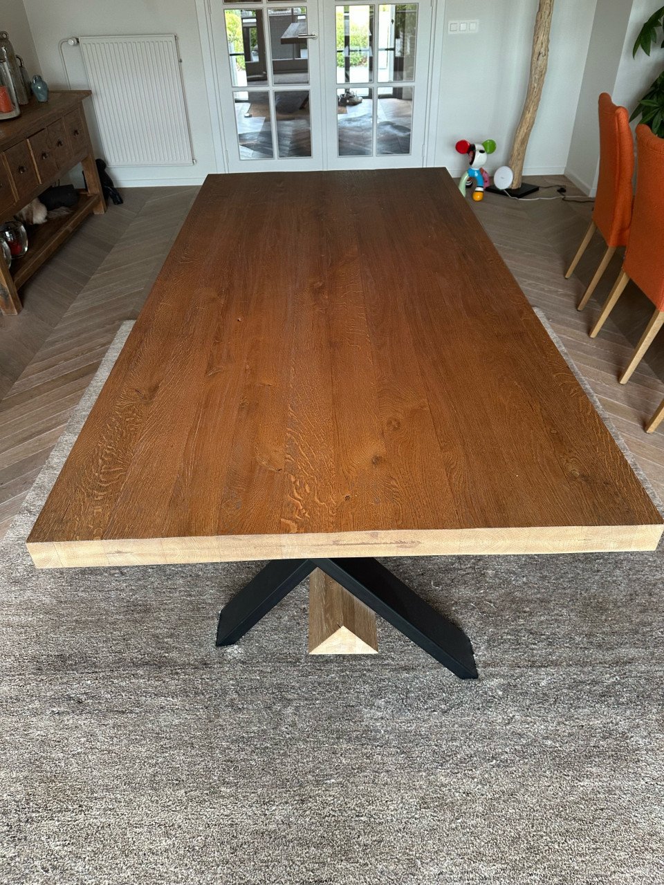 Landelijke eettafel