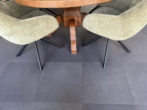 Groene industriële draaistoelen - set van 4 ZGAN