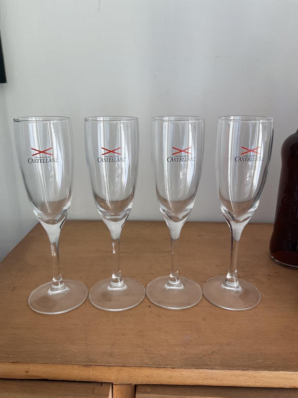 Champagne de Castellane glazen