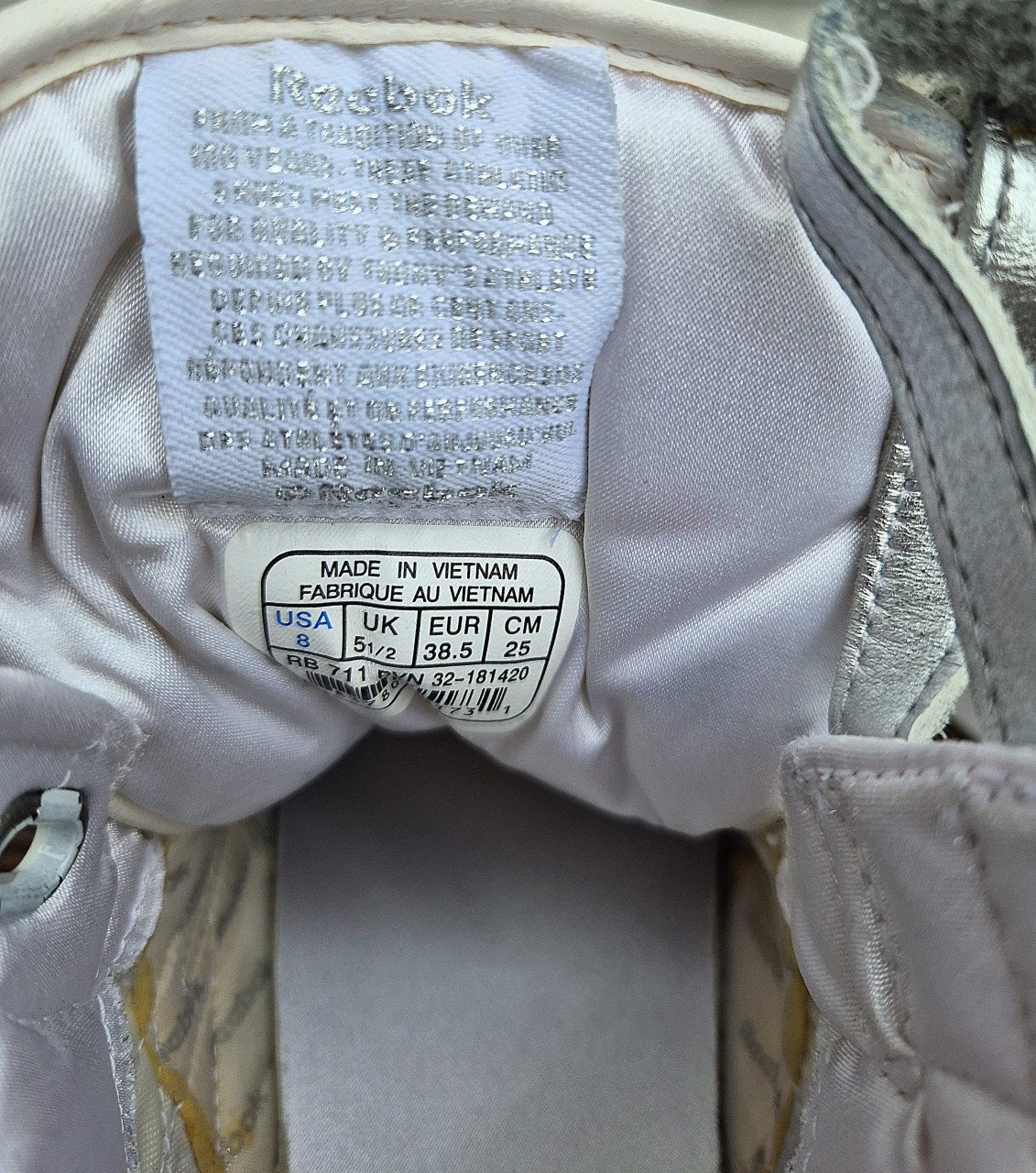 Reebok freestyle high Swarovski maat 38.5