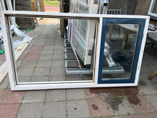 Houten kozijnen hardhout merbau bijna voor niets