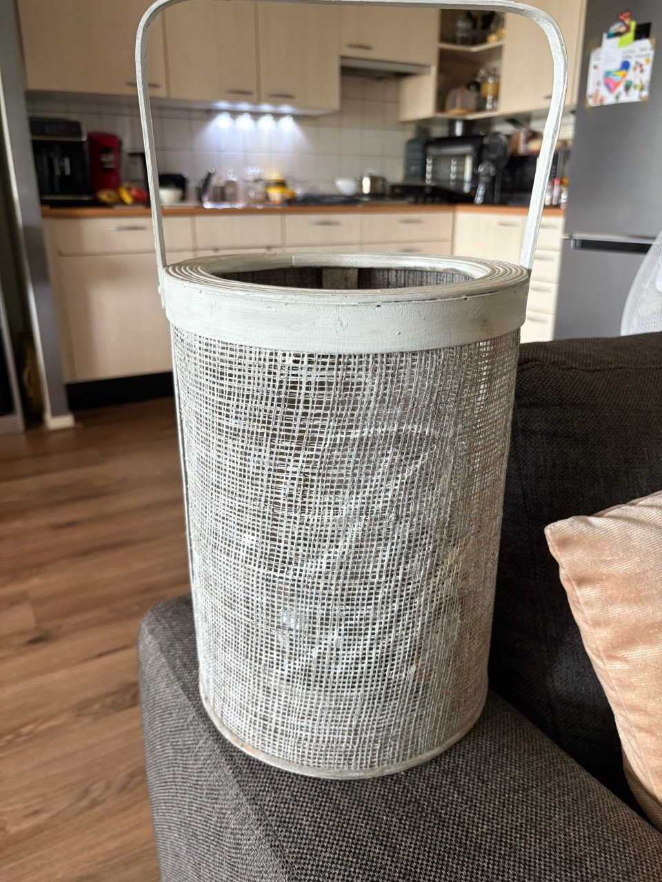 2 Witte winlichten van Riviera Maison 20,-€