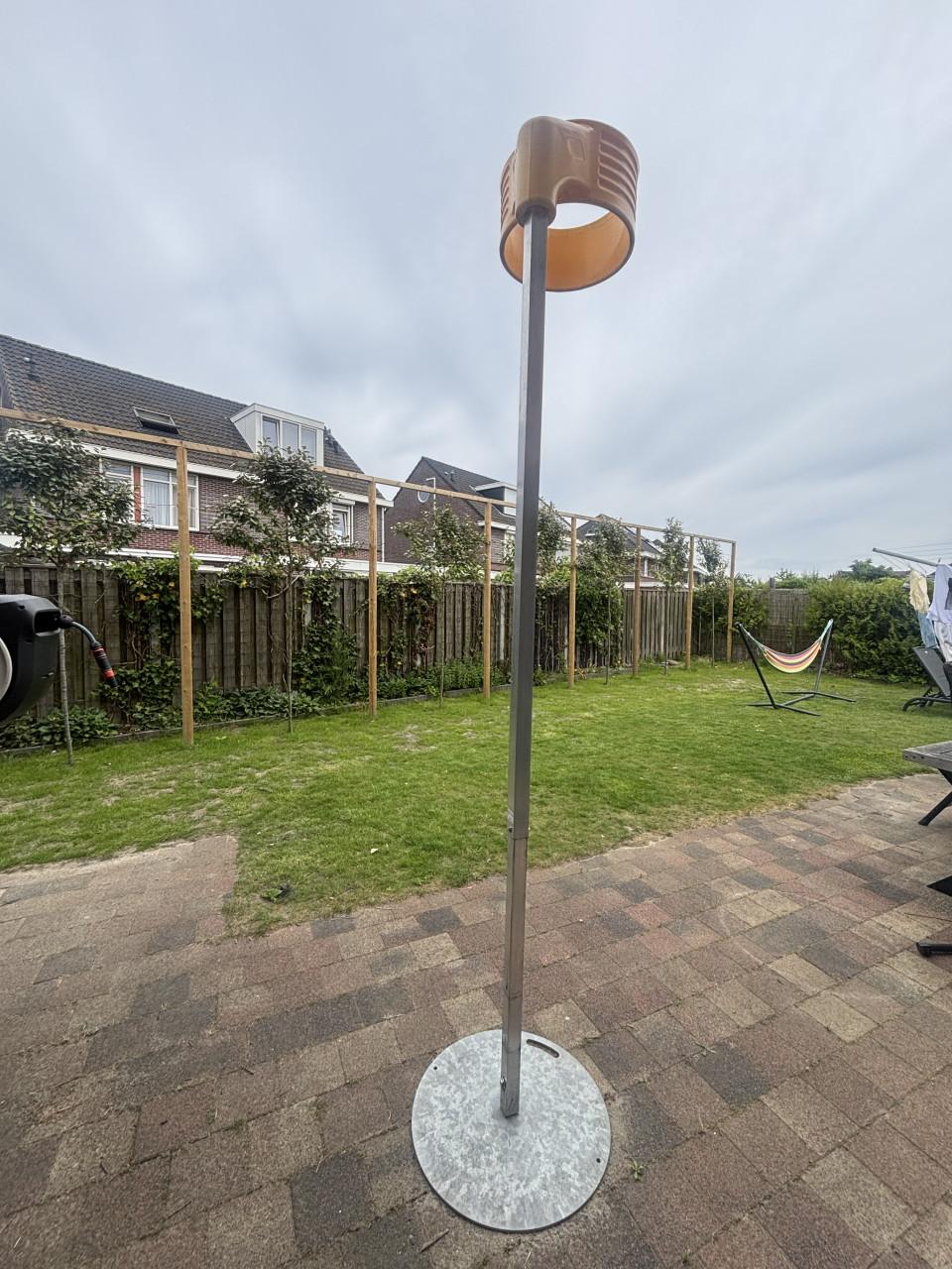 Aluminium korfbalpaal
