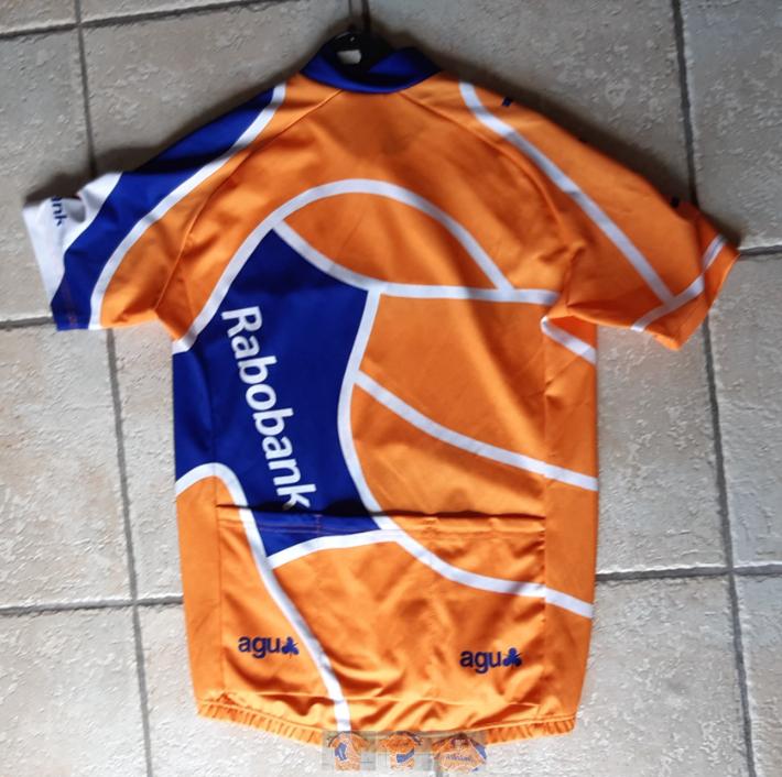 AGU vintage wielrenshirt Rabobank, maat XS