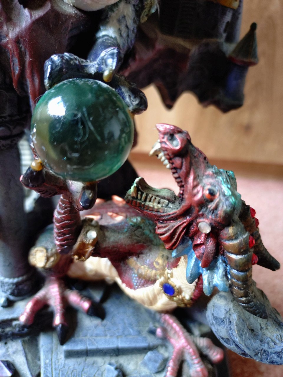 Lamp met draken
