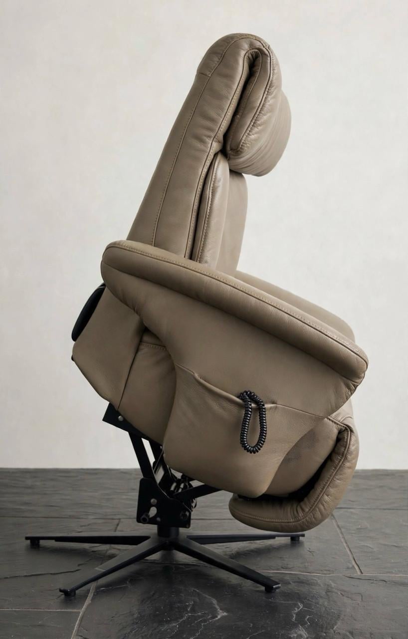 Luxe Himolla sta op stoel en relax fauteuil, met accu, L/XL