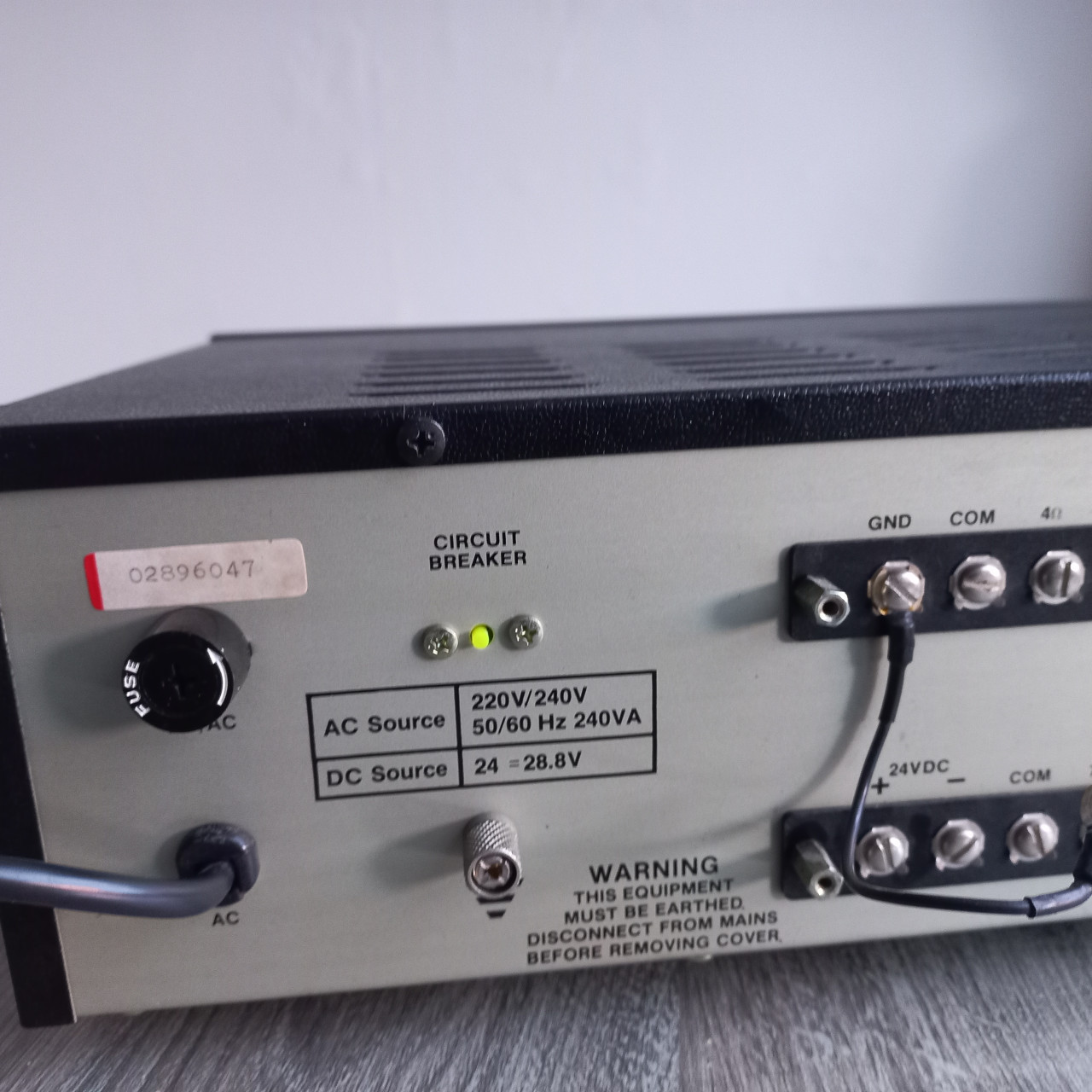Monacor PA 802 versterker