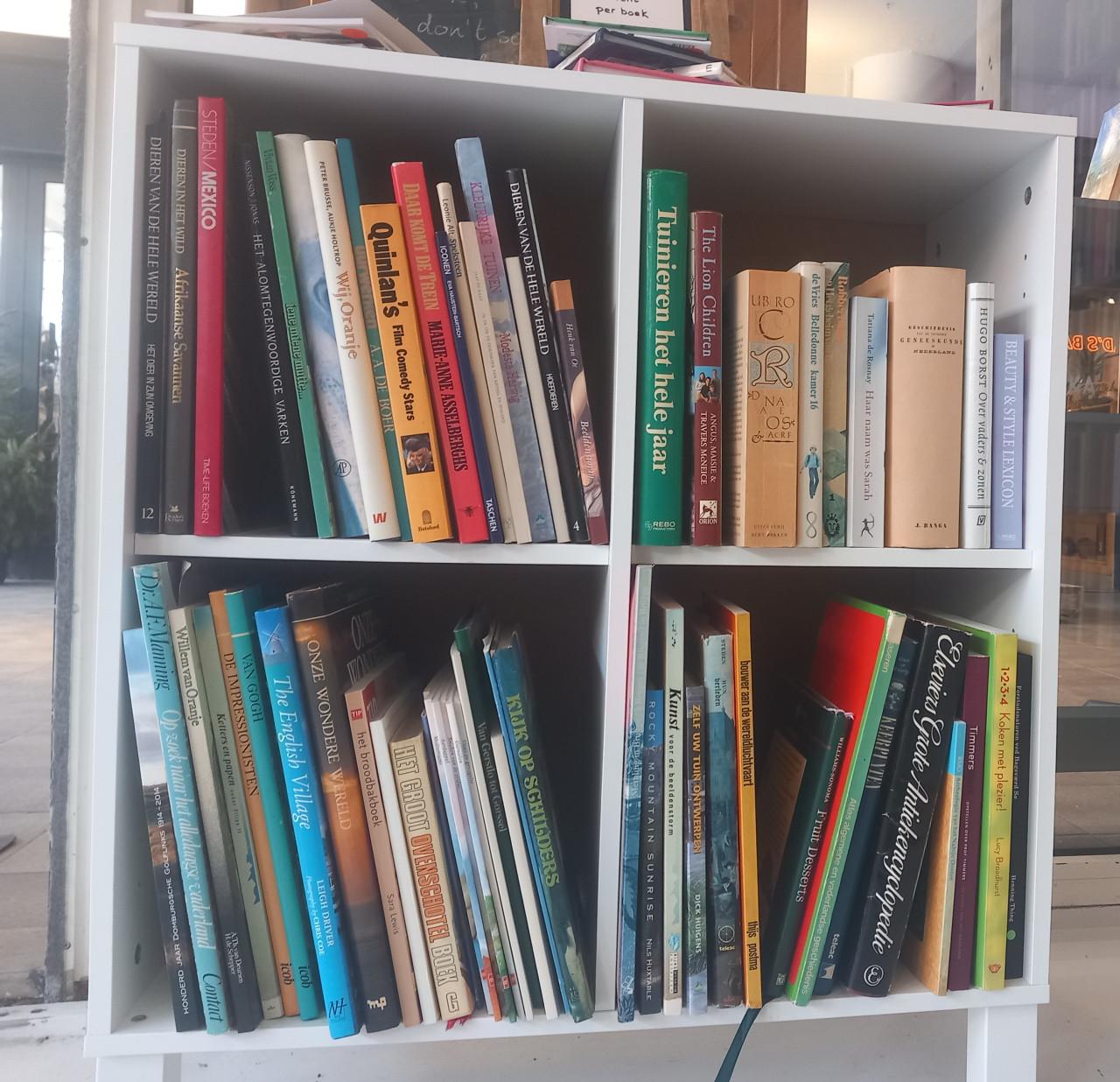 Boeken voor 50 cent per stuk