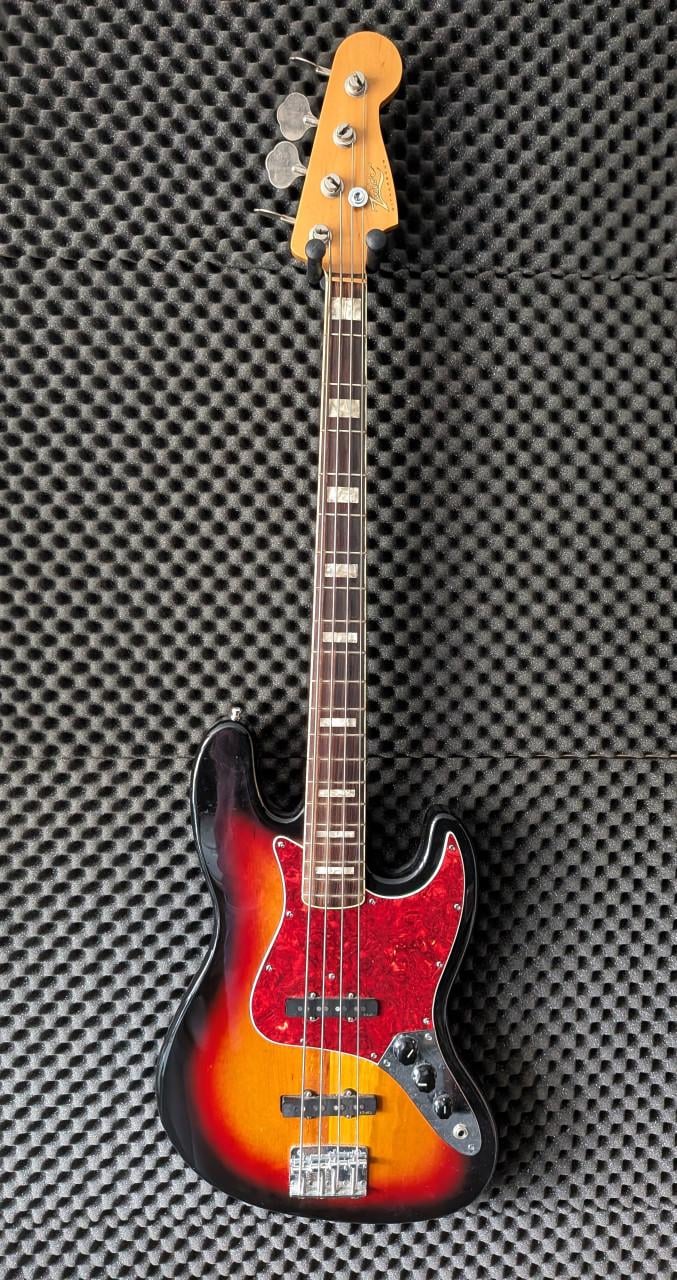 Professionele jazz-bass guitar, bouwer Sjak Zwier,