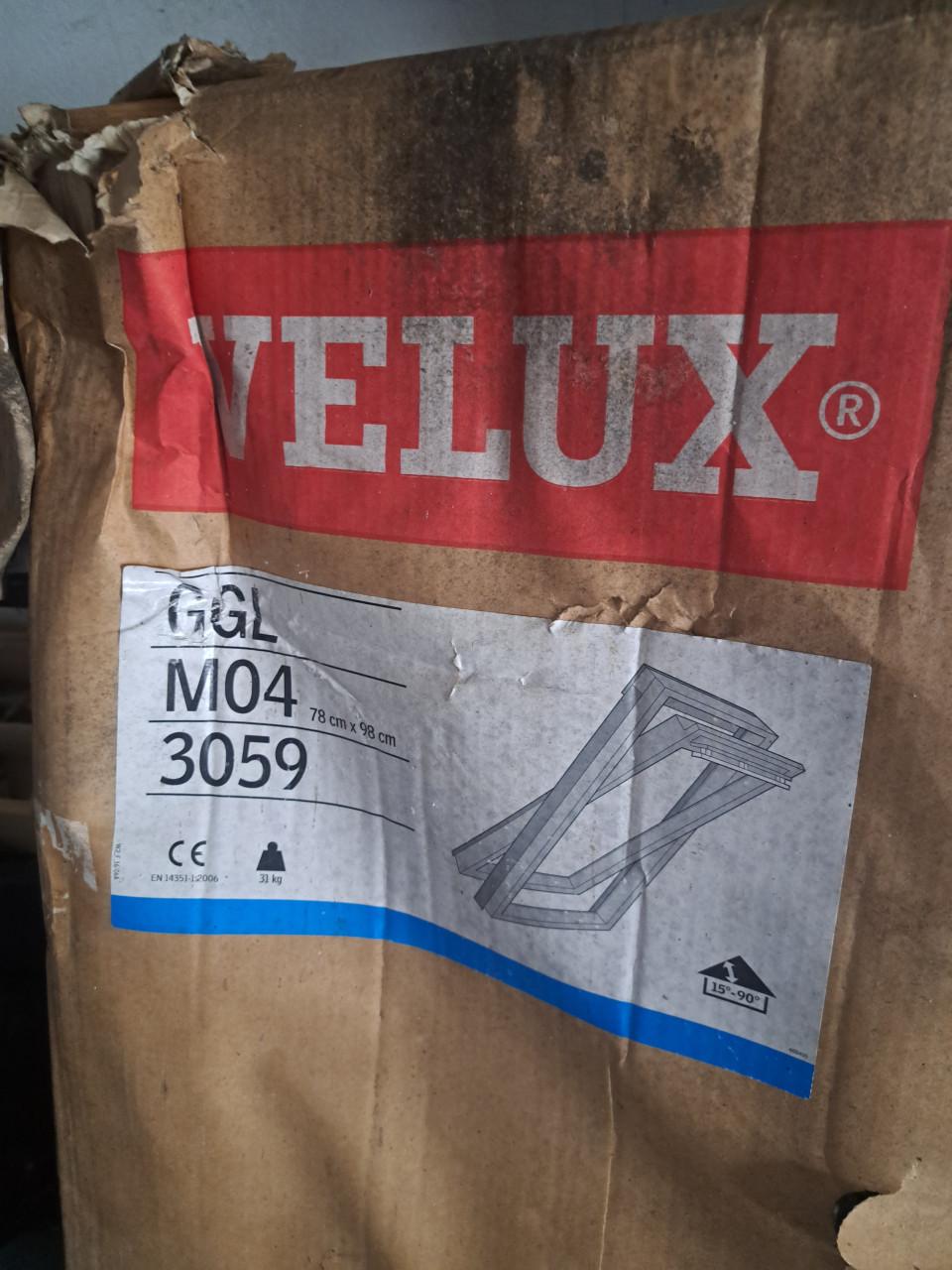 VELUX Dakvenster GGL MO4/3059 78×98 cm compleet met dakgoot