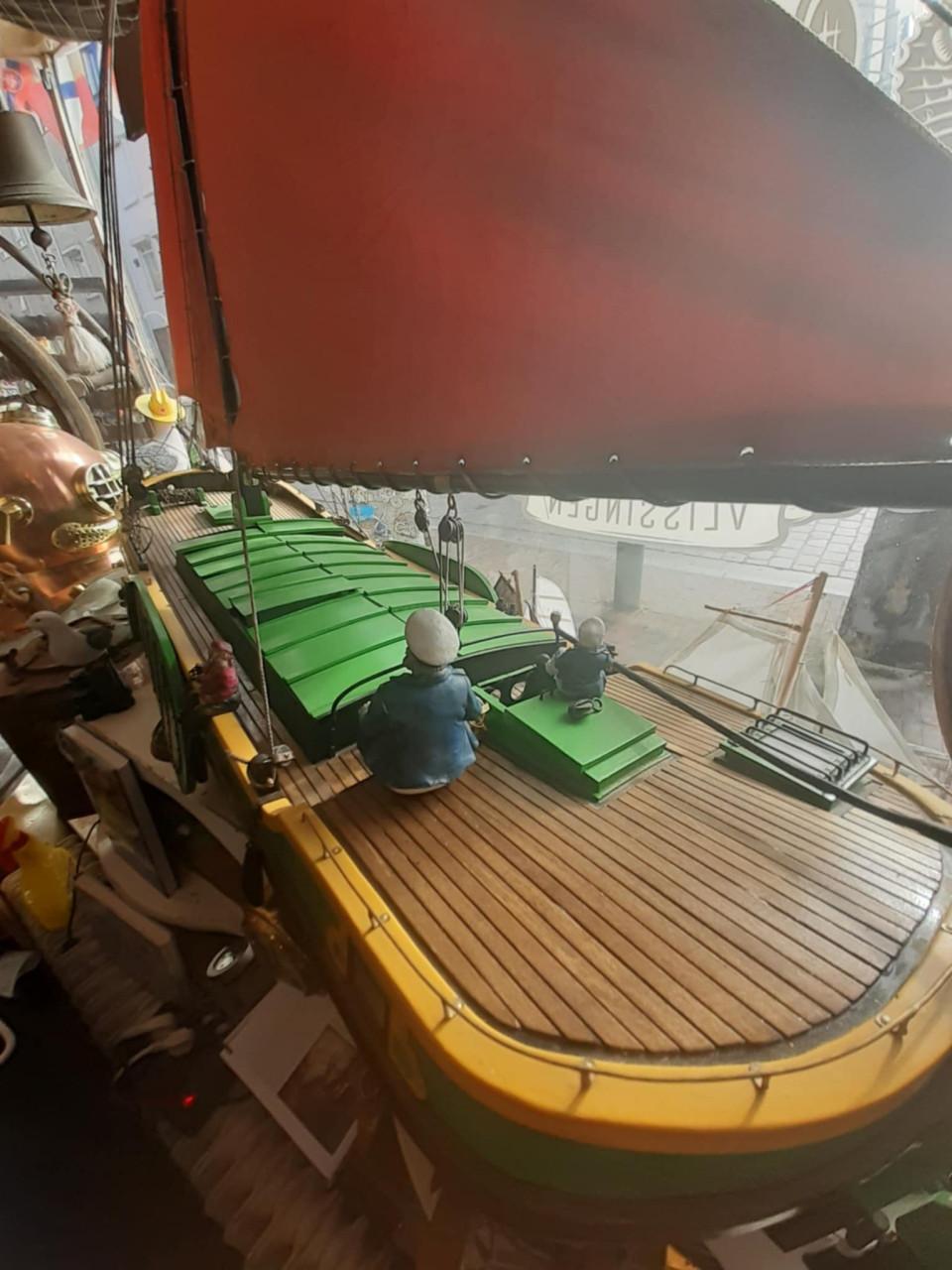 Groot scheepsmodel zeilschip Paviljoenpoon 160 cm