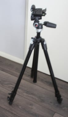 Manfrotto statief 055XDB met Manfrotto statiefkop 804Rc2