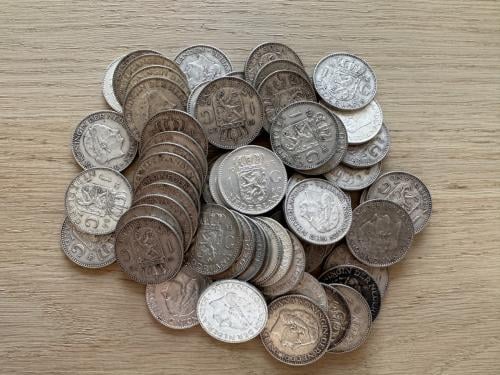76x zilver gulden Juliana (1954-1969)