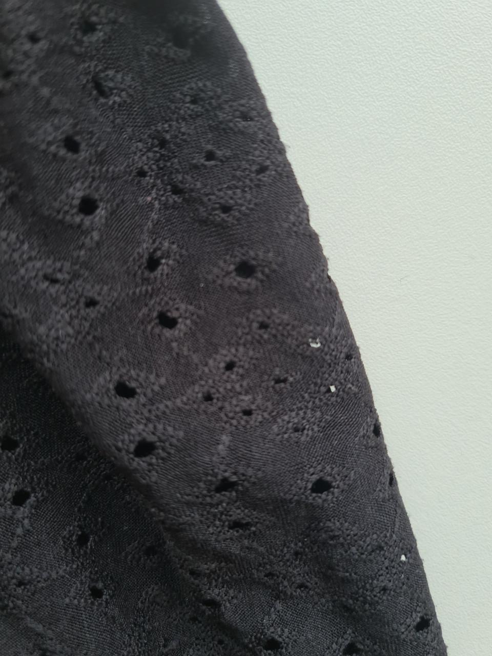 Zwart broderie rokje van Kids  Maat 122-128