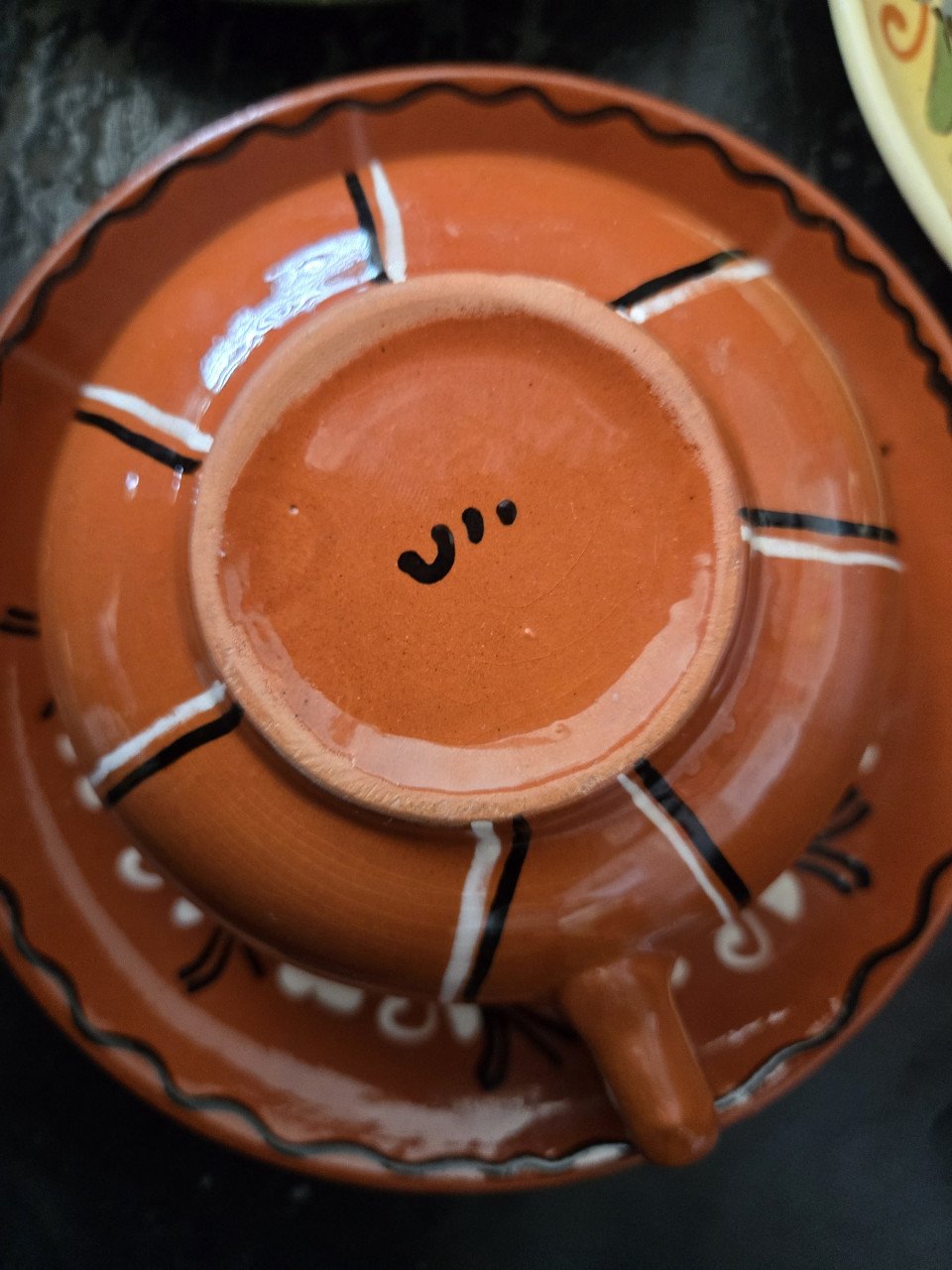 3 spaanse terra cotta (soep) koppen. In zeer goede staat. Doorsnee kop 12.5