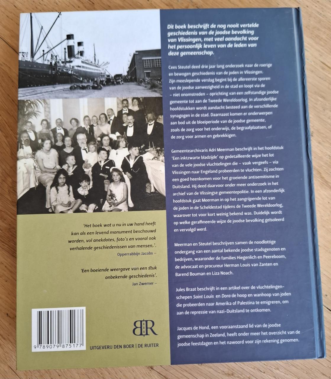 Joods Vlissingen, Een roerige en bewogen geschiedenis, Cees Steutel e.a.