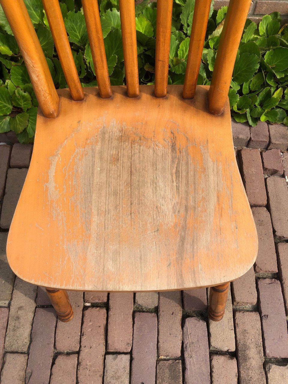 4 houten eettafel stoelen.