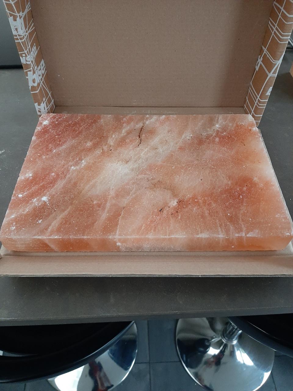 Zoutplaat (als grill- of serveerplaat te gebruiken)