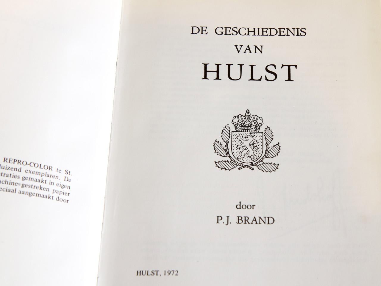 De Geschiedenis van Hulst (P.J. Brand)