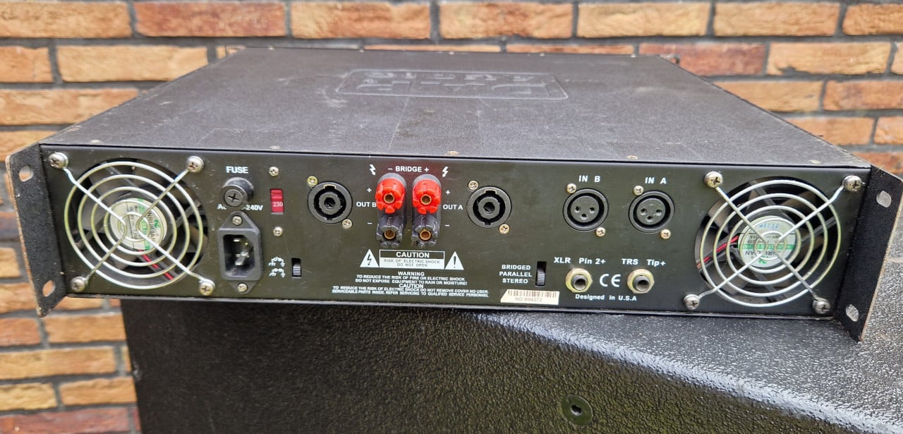 DAP Palladium P-1600 versterker black edition