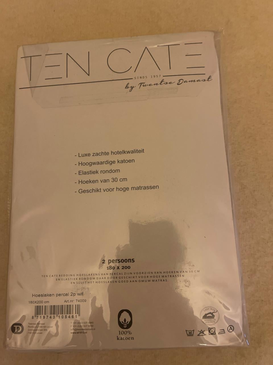 2 x 2 persoons hoeslakens ten cate