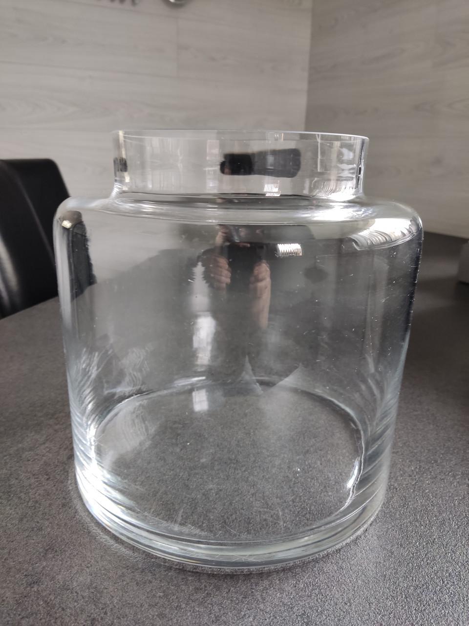 3 Mooie Grote Glazen Vazen