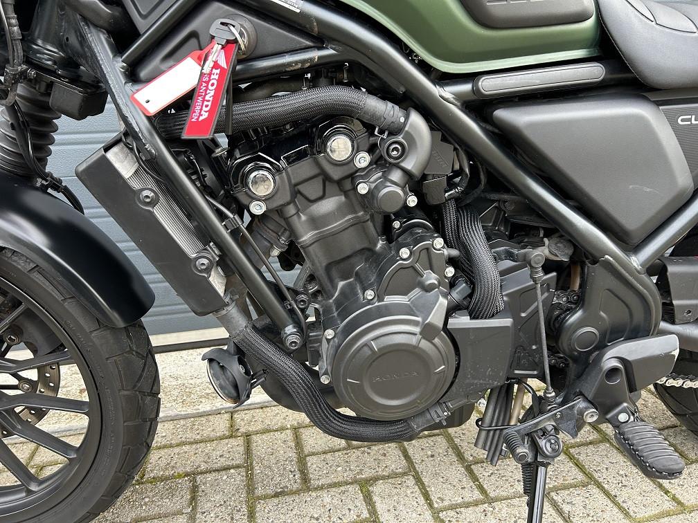 Honda CL500, in nieuwstaat zijne retro-style uit 2024 met 12dkm €5750,-
