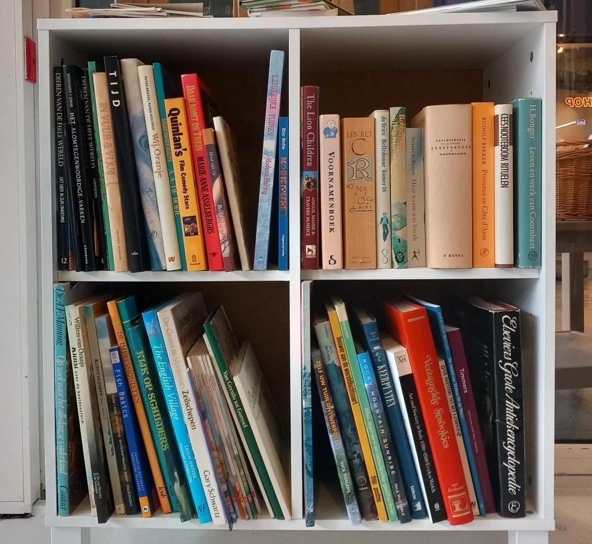 Boeken voor 50 cent per stuk