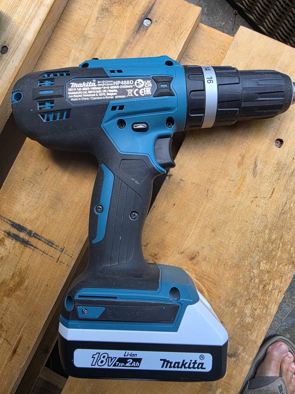Makita 18V combiset boormachine en slagschroevendraaier