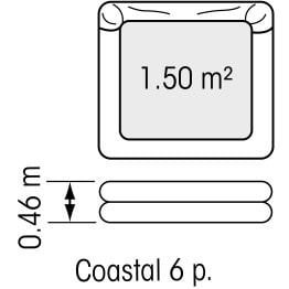 Plastimo Reddingsvlot Coastal 6 / ISO 9650-2 (Container)