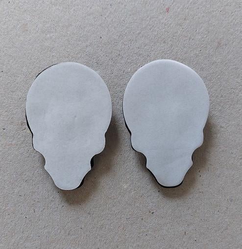 Set Metalen Skull Emblemen