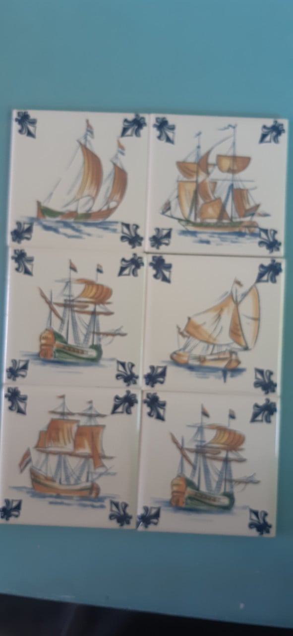 Klm tegeltjes