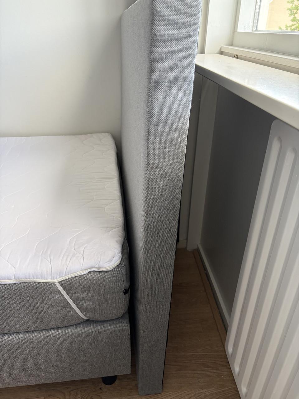 Boxspring 90x200 cm met eenden donzen dekbed
