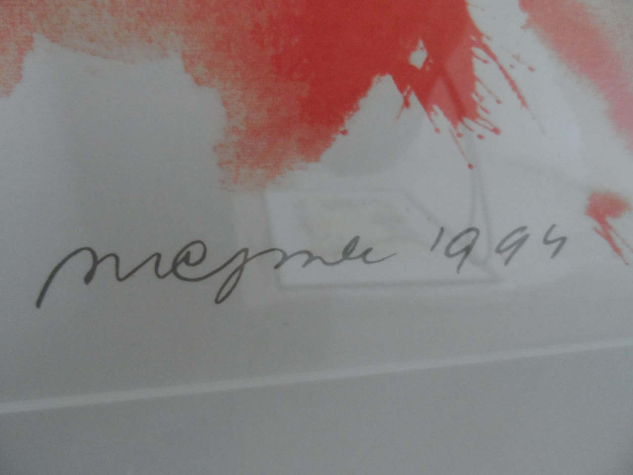 ROODKAPJE. Zeefdruk van Nic Jonk E.A.(eigen afname) 1994