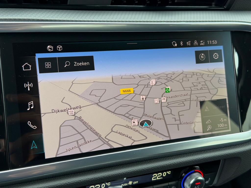 Audi Q3 35 tfsi 150pk s-tronic advanced | trekhaak | zwart optiek | dode ho