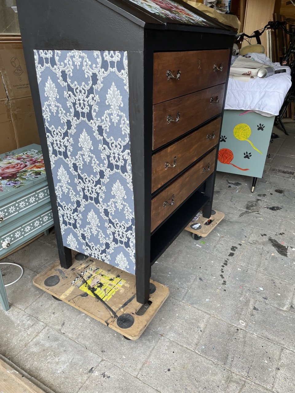 Te koop vintage antieke Lessenaar