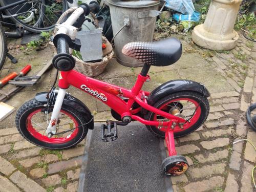 Kinderfiets 12 inch rood