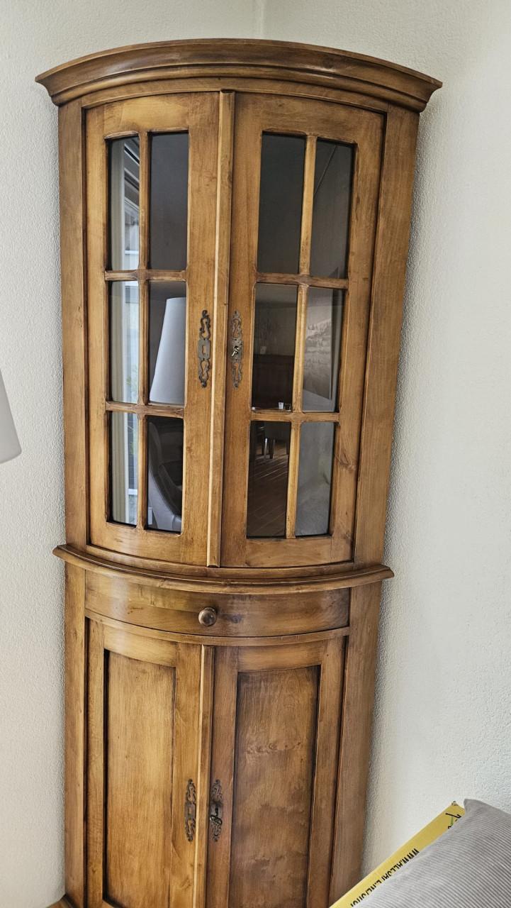 Prachtige hoekkast kersen