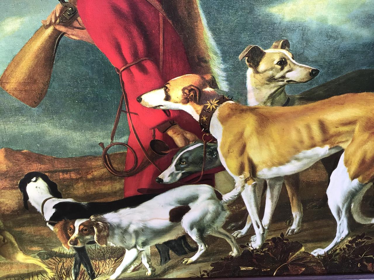 Ingelijste reproductie van “De jager- Adriaan Cornelisz Beeldemaker