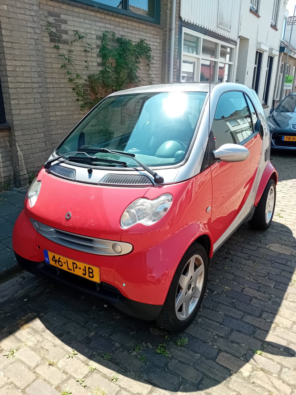 Smart 0.7 City Coupe 2003 rood met panorama dak