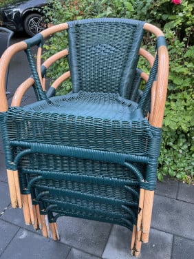 Terras stoelen 5 stuks