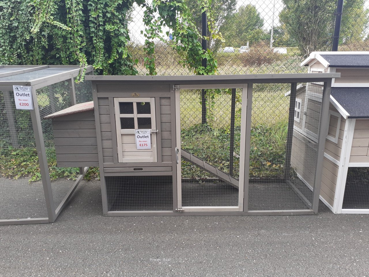 OUTLET hokken hoge korting te koop kippenhok konijnenhok!