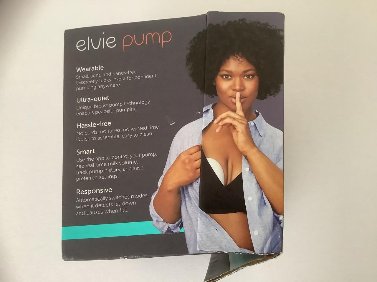Elvie elektrische Borstkolf - Geluid + Draadloos + Handenvrij te gebruiken